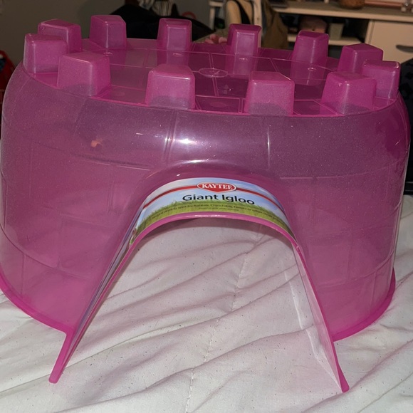 Giant pink igloo